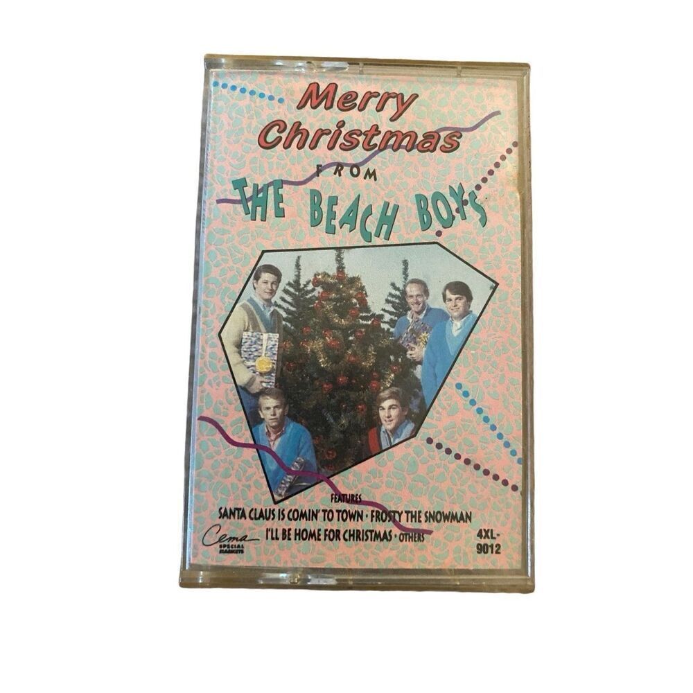 Merry Christmas From The Beach Boys Cassette Tape Music